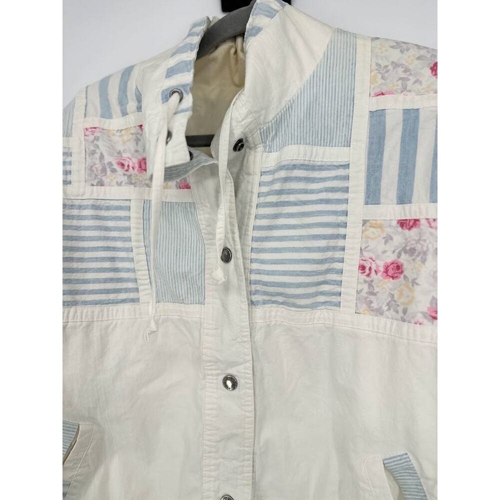 Vintage Current Seen Patchwork Jacket Womens Medi… - image 2